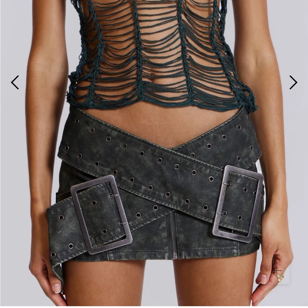 Jaded London Assassin Micro Mini Skirt